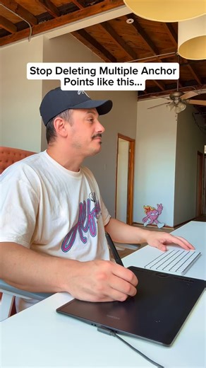 Adam, The Illustrator on Instagram: "Stop Deleting Multiple Anchor Points like this… Deleting multiple anchor points in Adobe Illustrator doesn’t need to be a tedious process. Instead of individually deleting each anchor point, all you need to do is use the Lasso Tool to select multiple anchor points and delete them by clicking Remove Selected Anchor Points in your top tool bar. Hope this tip helps. ❤️✌🏻 __________ #illustration #illustrator #illustratortips #illustratortutorial #illustratortut