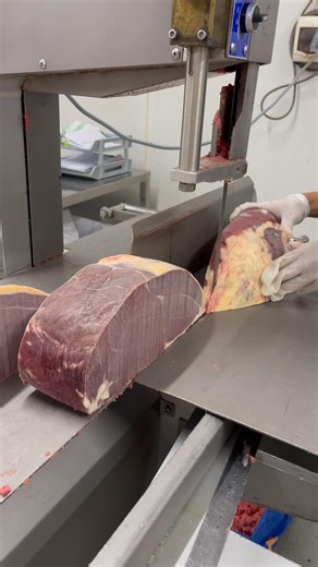 Beef AU Topside Cutting #meat #bisonmeat #shortvideo #food #machine