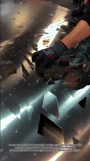 Optimize Metal Fabrication by Removing Laser Cut Parts with Pneumatic Air Tools