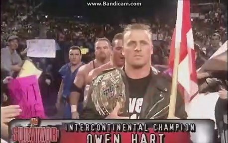 Stone Cold Steve Austin vs. Owen Hart (WWF Intercontinental Championship) (WWF Survivor Series 1997)