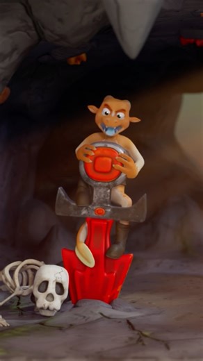 Push pull Anim! #animation #3danimation #characterdesign #charactermodeling #dragon #dragonanimation