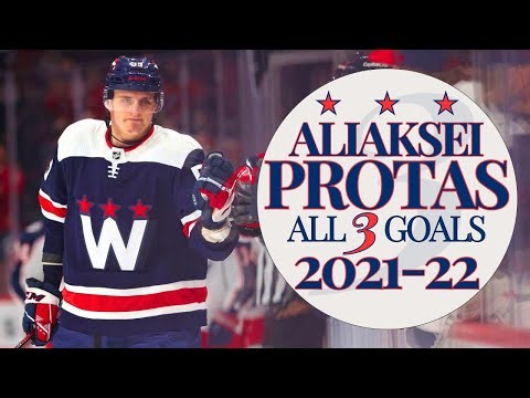 Aliaksei Protas All (3) Goals 2021-22 | Capitals Highlights