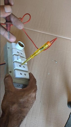 phase and neutral tester | electrician work