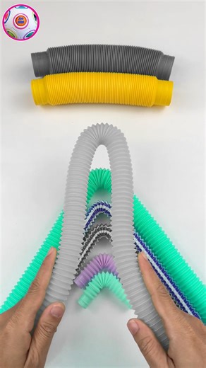 Creative ASMR Relaxing Sound POP-TUBE #diy #satisfyingvideos #relaxing #oddasmr #poptubesounds