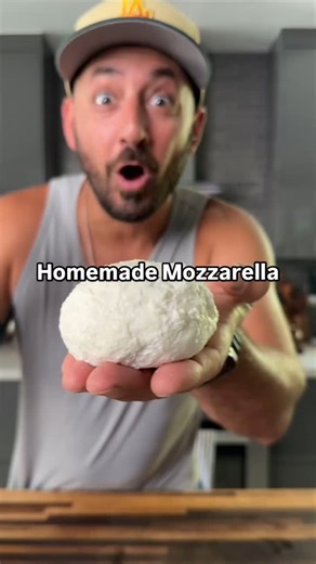 Ara Zada on Instagram: "Making your own cheese at home is actually really easy and really fun to do. It only takes two ingredients to make this cheese and you can do the whole thing in less than 20 minutes so make your own mozzarella. It’s fun! . 1/2 gallon, raw or pasteurized milk (high-quality) 1/2 cup vinegar (or a little less, you don’t have to be exact) Pinch of salt (optional) . Heat milk and stainless steel pot to 115°F. Use a thermometer or if you put your finger in it it should feel lik