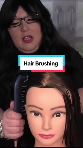 Relaxing ASMR Hair Brushing for Sleep with Background Music