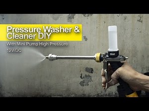 12Volt DC Portable Washer High Pressure Battery Power