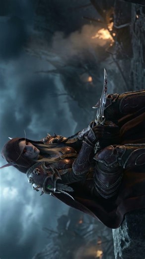 You Made Me a Monster… | Sylvanas vs Lich King (Cinematic) #warcraftlore #warcraft #shadowlandswow