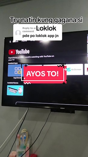 Replying to @arielcasapao239 bossing pwedeng pwede po sya sa loklok 🥰🥰 #tvstick #androidtvstick #smarttvstick