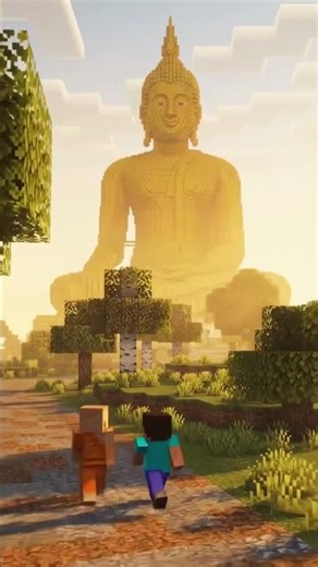 I Built a Massive Buddha Statue in Minecraft... (Simply Beautiful)
