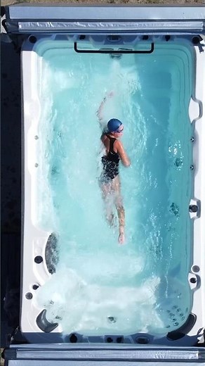 Swim Spa Hack for Optimal Fitness! 💪💦🏊‍♀️ #shorts
