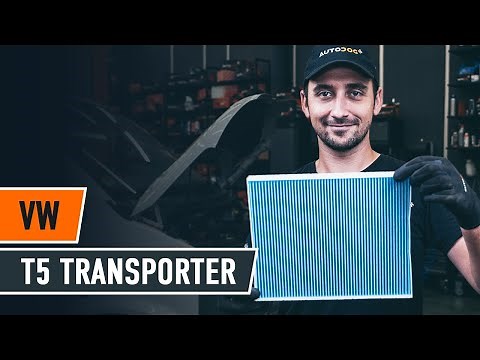 How to change pollen filter on VW T5 TRANSPORTER Van [TUTORIAL AUTODOC]