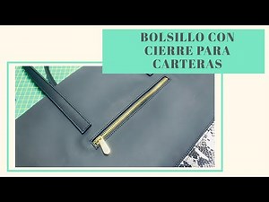 How to make a zippered pocket for a wallet