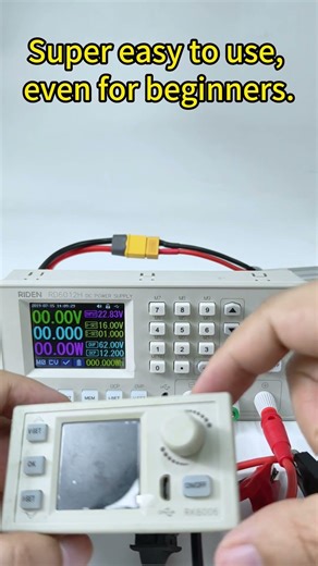 RD series power supply, super easy to use, even for beginners.
