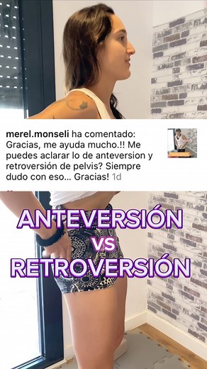 🙃Me encanta cuando preguntáis dudas y esta no podía pasar desapercibida. ¿Sabes la diferencia entre hacer Retroversión o Anteversión pélvica? Aquí te lo cuento 🥳 Es muy importante que sepas cuándo aplicar cada una y la diferencia entre ambas, porqué hay mucha! Espero que te ayude 😘 ✈️Compártelo si crees que puede ayudar a alguien 🥰 ❓❓Lo que necesita ☺️👇🏾 #retroversionpelvica #retroversion #anteversionpelvica #anteversion #movilidaddecadera #caderassanas #caderasflexibles #ejerciciosdecader