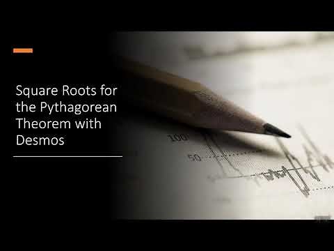 Pythagorean Theorem with Desmos