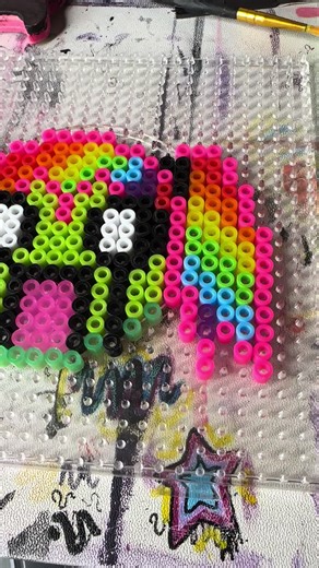 Zombie Raver Perler Bead Art Tutorial
