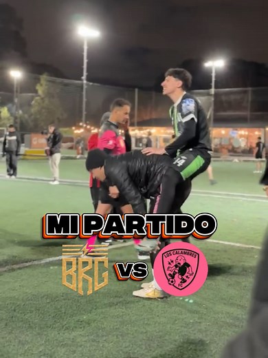Entrenamiento de la BRG contra Calambres FC