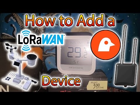 Chirp Token - How to Add LoRaWan Device