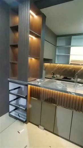 kitchen set #kulitriplek #interior #fypシ゚viral