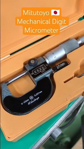 Machinist Matt's Favourite Tools (No.6 Mitutoyo Mechanical Digit Micrometer)