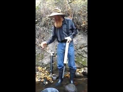 Using a bedrock sucker, Sniping for gold