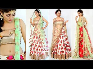 4 Easy Dupatta Settings for Brides/Weddings - How to Wear Lehenga Perfectly | #Fashion #Tips #Anaysa