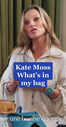 Kate Moss's Cosmoss Bag Essentials: What's Inside?