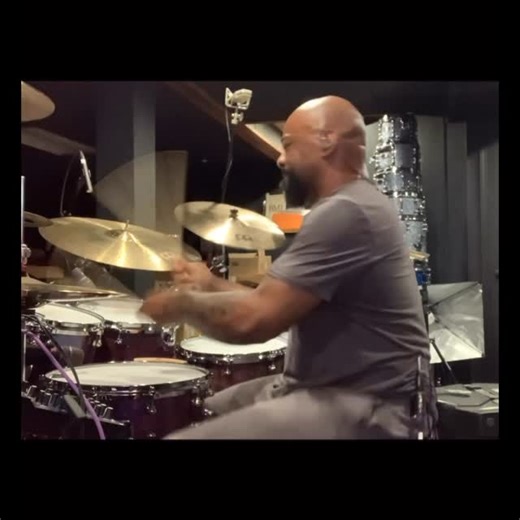 Calvin Rodgers on Instagram: "Had to shed to some music for a couple shows this weekend. #calvinrodgers #calvinrodgerssignaturedrumstick #drummer #search #meinlcymbals #meinlstickandbrush #pearldrums"