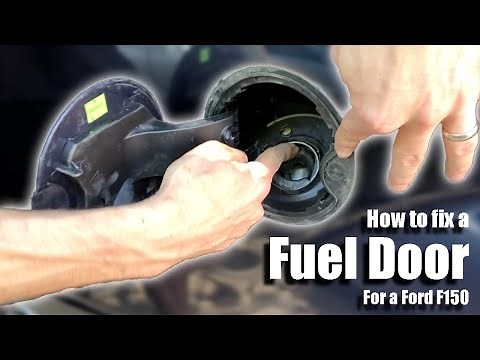 Ford F150 Fuel Door Won't Stay Closed - Easy Repair Without Buying a New Part