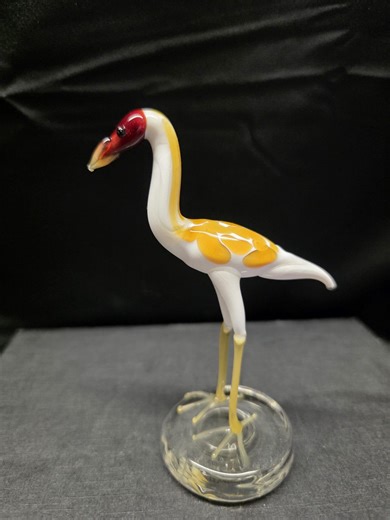 Handmade Glass Red Pyle Modern Game Bantam Chicken Figurine - Etsy