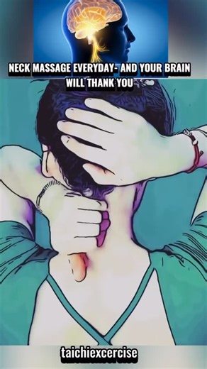 Health is Wealth on Instagram: "Follow : @do2_fit @thetaichiway for more health information . Just 1 minute a day! Boost blood flow to your brain, ease dizziness & improve sleep naturally #neckmassage #brainhealth #naturalhealing #painreliefathome #holistictaichihealing"
