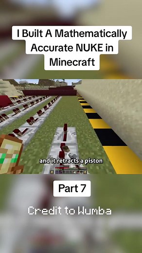 Building a Chain Reaction NUKE in Minecraft