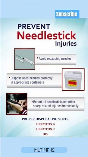 Prevent needle stick injury in hospital #needleinjury