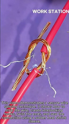 Expert Electrician's Guide to Secure Wire Splicing #worker #process #electrician #wiresplicing #diy