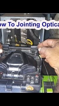 How To Jointing Optical Fiber Cable | Optical Fiber Cable Splicing Machine​ | Industrial Touch