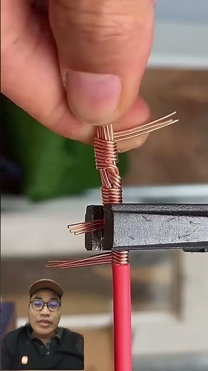 Tips for connecting large stranded wires #smartphone #smartphones #automobile #deadphone #tips #t...