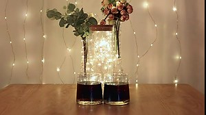 Sanniu Led Fairy Lights Battery Operated, 1 Pack Mini Battery Powered Copper Wire Starry String Lights for Christmas,Bedroom, Parties,Wedding,Indoor,Home Decoration (5m/16ft Cool White)