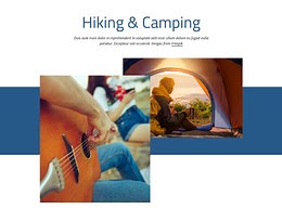 Hiking and camping - CSS Template by Nicepage