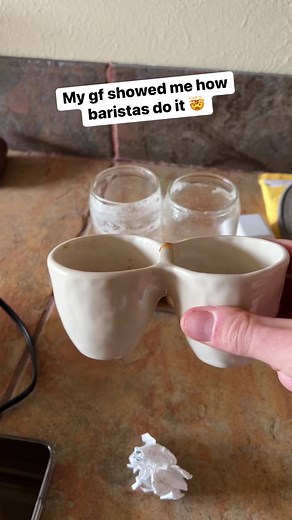 7.5K views · 23 reactions | It’s twice as fast #lifehacks #baristalife #coffeelovers #coffeelife | Cookify | Facebook