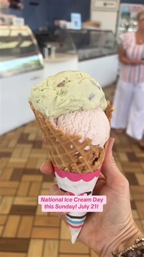 In case you needed a reason to treat yourself... National Ice Cream Day is July 21st! 🍦 Here are some of our favorite spots in Cleveland to celebrate this oh-so-sweet day!👇 Baskin-Robbins 3455 Keith Street | The July flavor of the month might be the best one yet! 🌊🍨Check out their app for a special promotion starting on July 21! 📲 @baskinrobbins Mexi Botanas 17 B road St | This new ice cream shop offers a variety of treats and has the cutest selfie wall! 🍡It’s located in downtown Cleveland