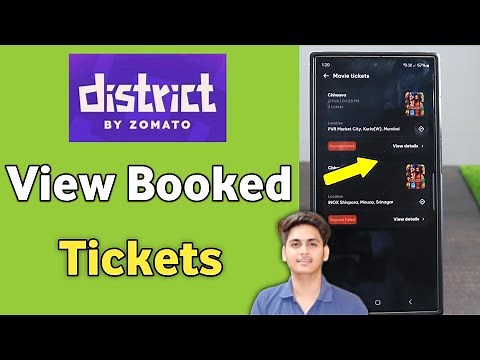 How to view booked tickets in District App | Check movie tickets in District