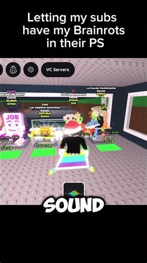 Free Brainrots in a Subscriber’s Private Server 🎮 #roblox #stealabrainrot