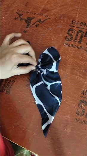 how to make fabric bow# easy bow making tutorial for frocks hair #sewing tips and tricks #shorts