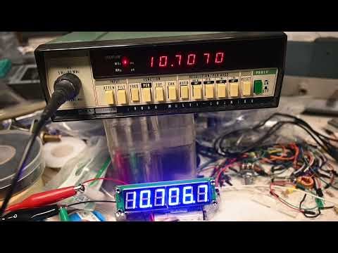 Two Frequency Counters I'm Testing