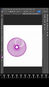 🧶Spirograph Art Design in Photoshop Short #photoshop #reelsfbシ #tutorial #artist | Akkas Editing