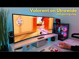 POV: Playing Valorant on my NEW Ultrawide (Samsung Odyssey G8 34" OLED 175hz)