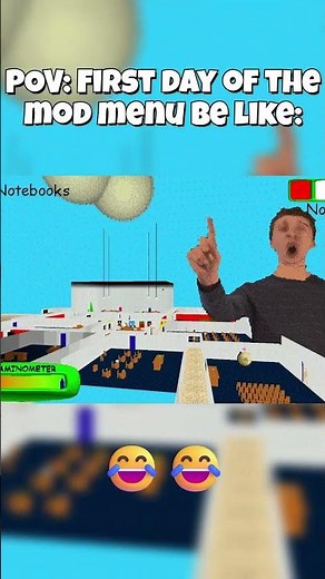 POV: It's your first day with the mod menu! #baldisbasics #gaming