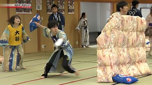 Hot spring pillow fight draws Japan's spring breakers | NHK WORLD-JAPAN News