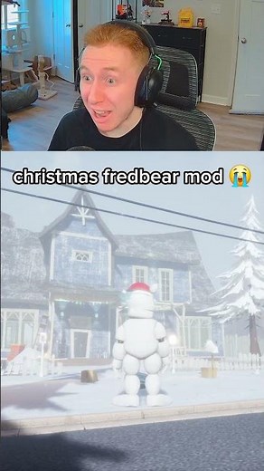 Christmas Fredbear In Hello Neighbor! #fnaf #scary #gaming